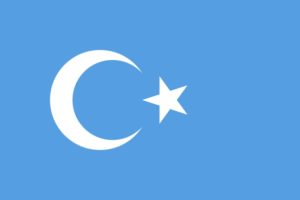 Flagge der Region Xinjiang
