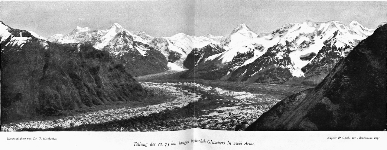Inyltschek Gletscher Gottfried Merzbacher