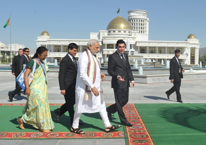 Indien, Turkmenistan, Diplomatie