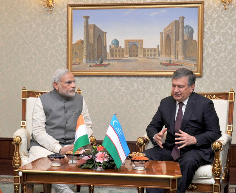 Usbekistan, Indien, Diplomatie, Präsidenten