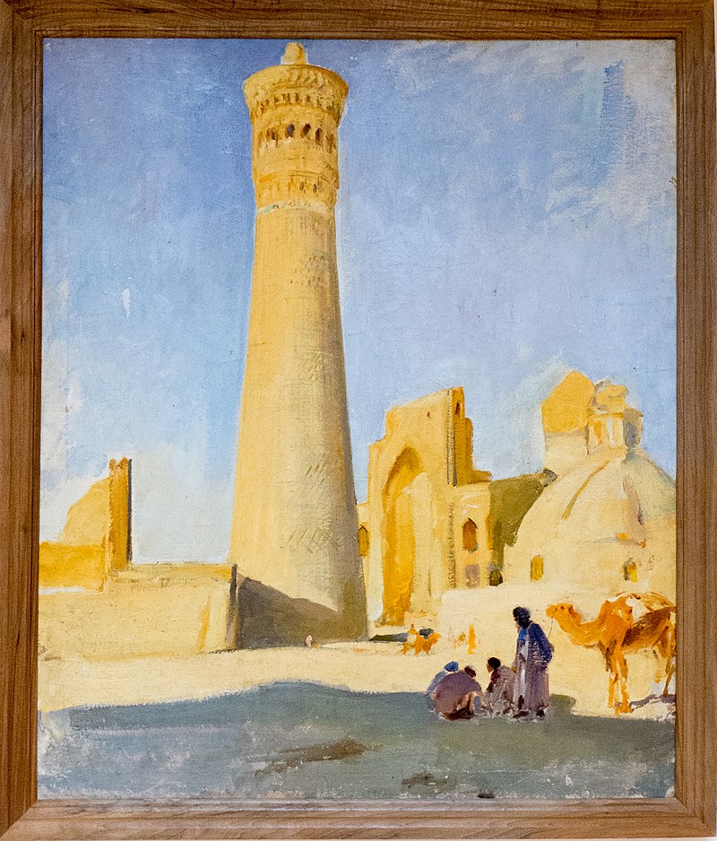 Pawel Benkow: Minaret Kalyan (aus der Sammlung des Kunstmuseum Nukus)