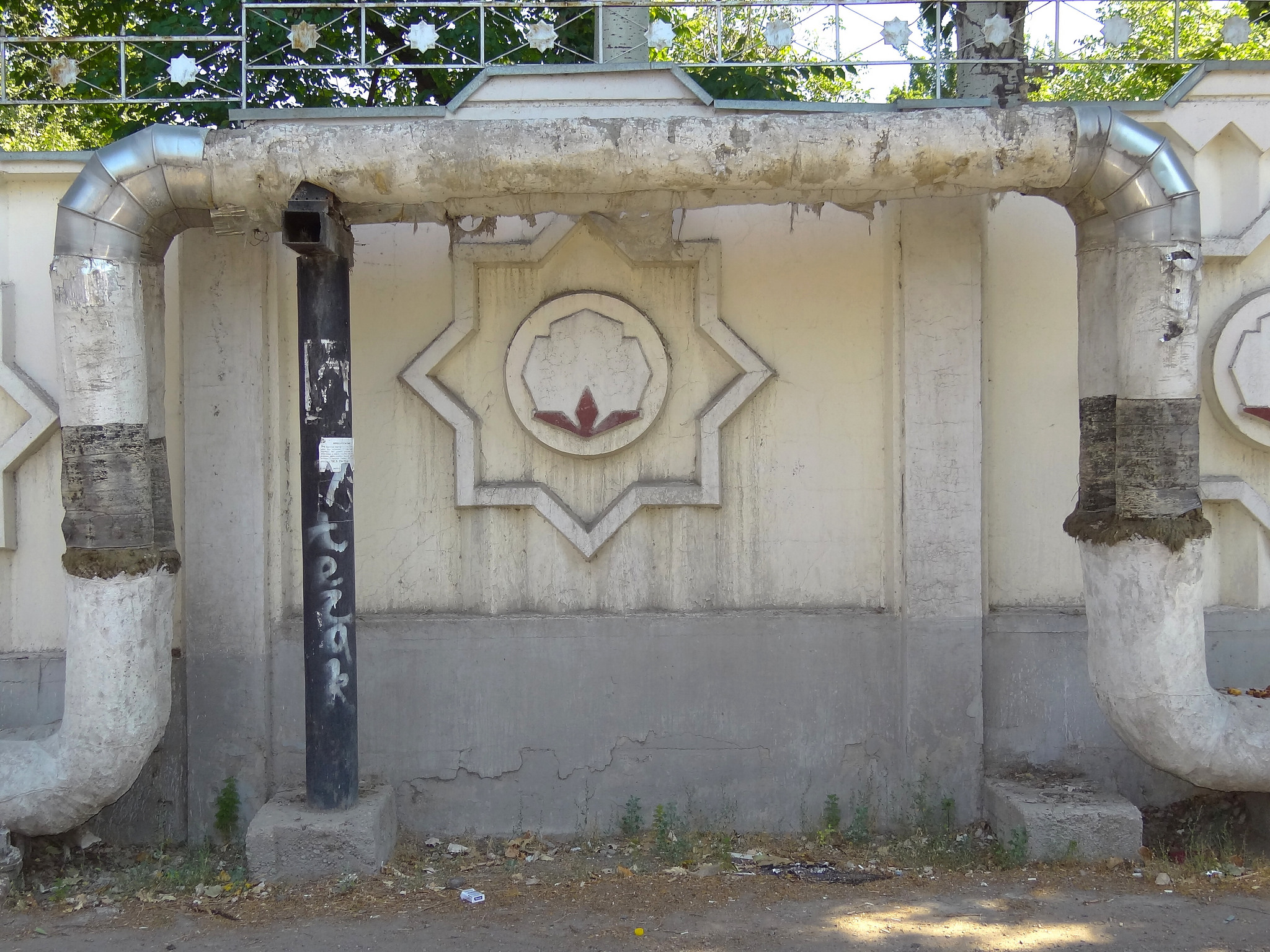 Une conduite de gaz à Tachkent
