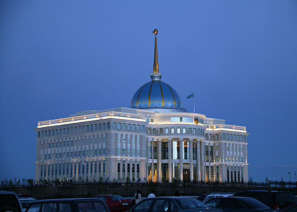 Le palais présidentiel à Astana, capitale du Kazakhstan