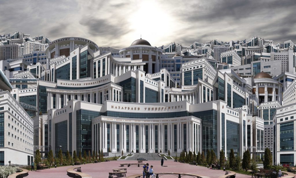 L'université Nazarbaïev, du nom du président kazakh, Noursoultan Nazarbaïev.