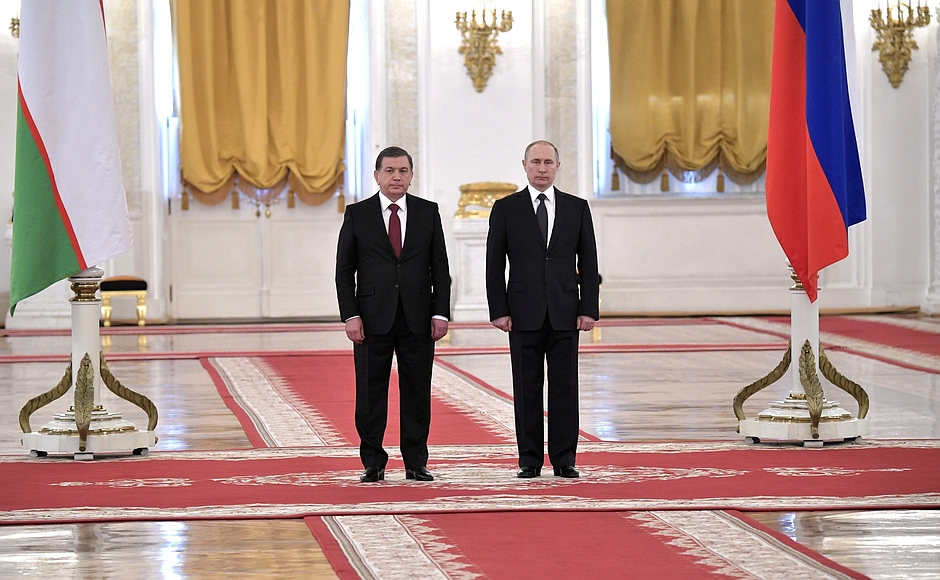 Rencontre Kremlin Président Ouzbékistan Russie
