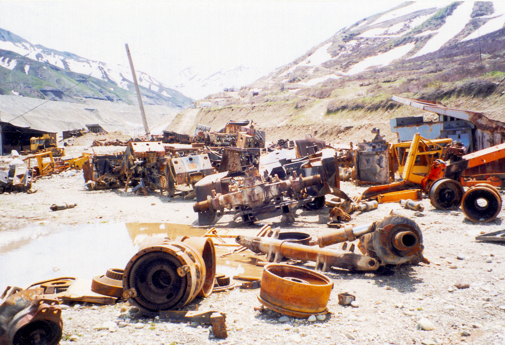 Guerre civile Tadjikistan Mine Destruction 1992 1997