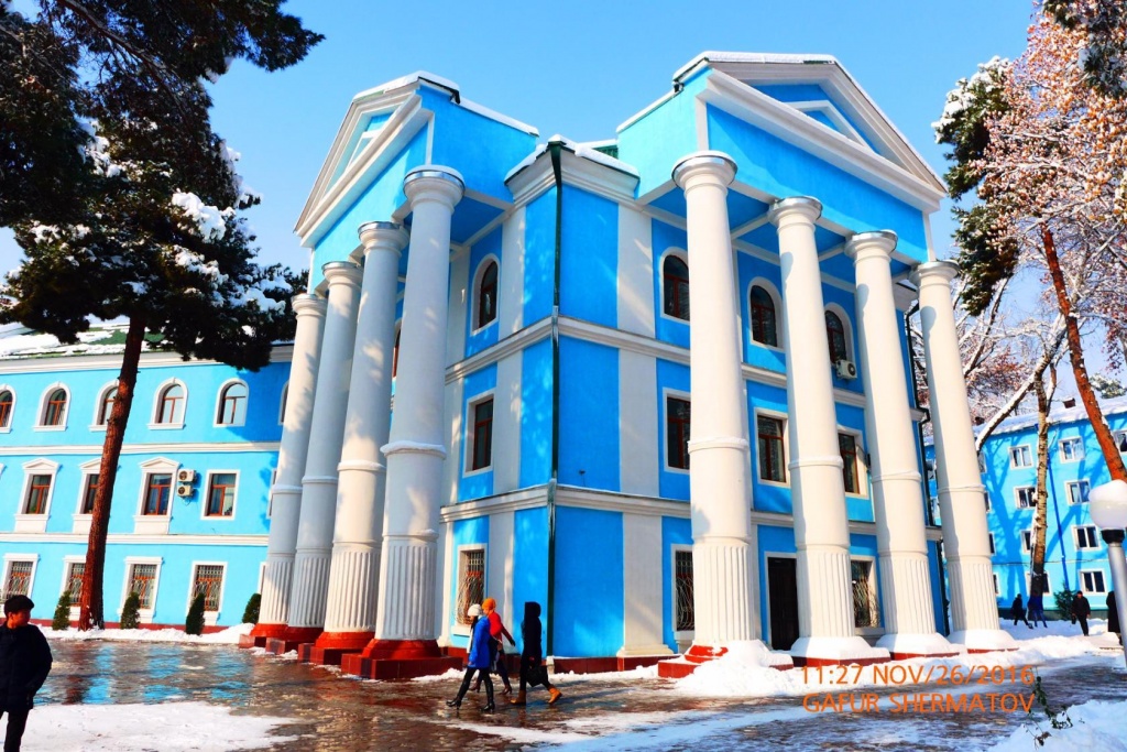 Douchanbé Architecture Tadjikistan Institut Médecine Vieux Bâtiment