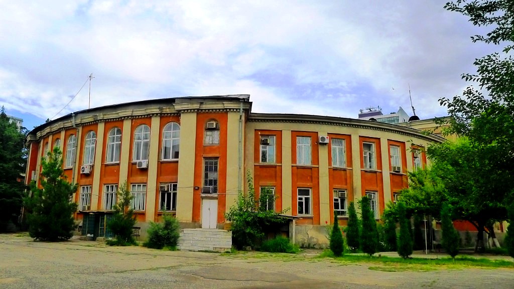 Douchanbé Architecture Tadjikistan Académie Sciences Comité Central Bâtiment vieux