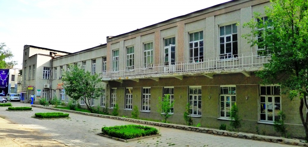 Douchanbé Architecture Tadjikistan Maison de l'Imprimerie Vieux Bâtiment