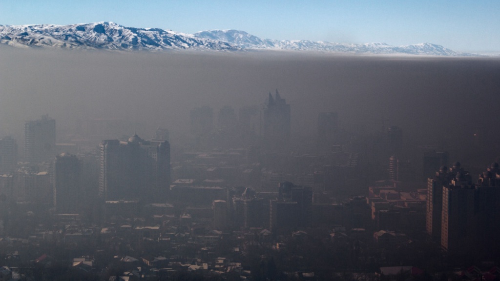 Smog Pollution Almaty Kazakhstan