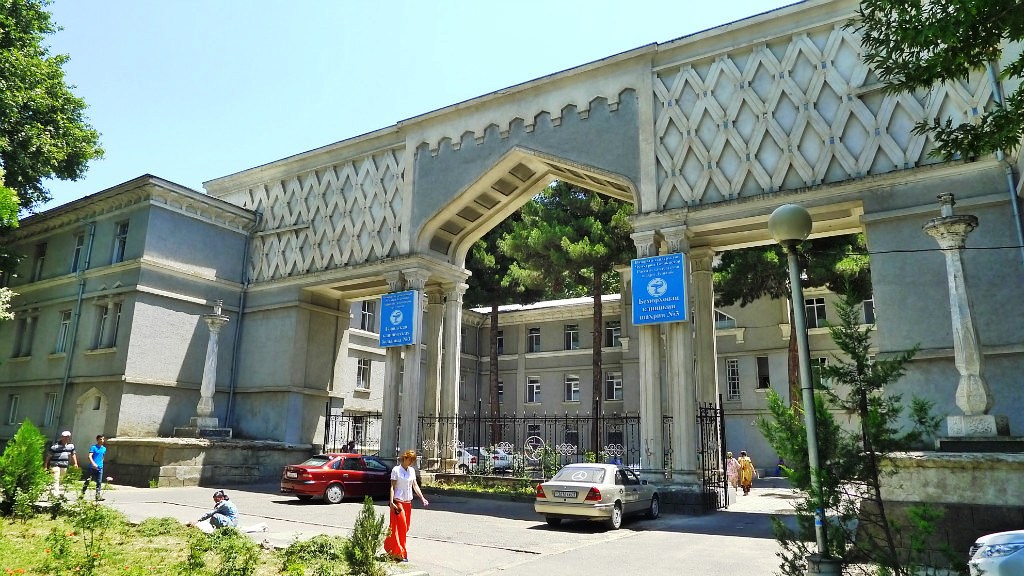 Douchanbé Architecture Tadjikistan Douanes Brûlures Bâtiment vieux