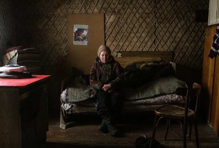 Ekibastouz Kazakhstan Nadejda Dmitrievna Ivanova Maison Lit