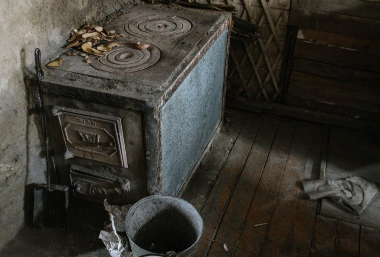 Ekibastouz Kazakhstan Nadejda Dmitrievna Ivanova Chaudière Maison