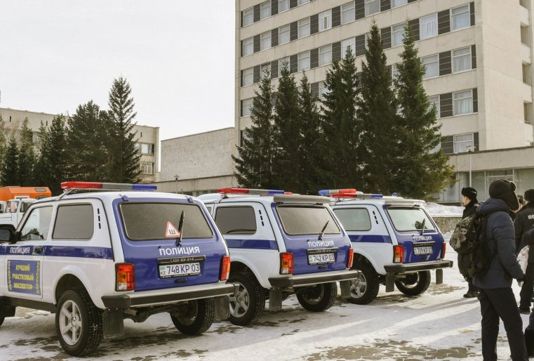 Stepnogorsk Kazakhstan Police voiture