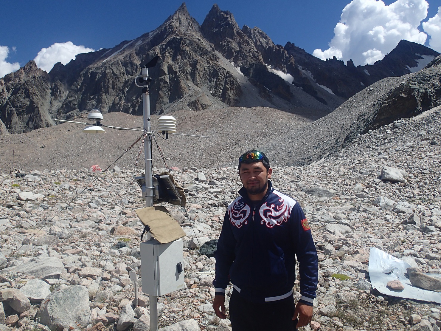 Glacier Kirghizstan Bichkek Nursultan Environnement Réchauffement climatique