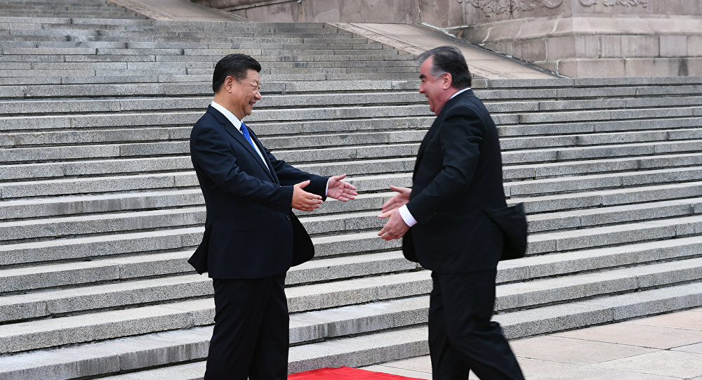 Xi Jinping Emomalii Rahmon Chine Tadjikistan Rencontre BRICS