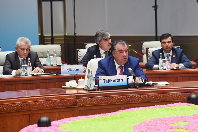 Emomalii Rahmon Chine Tadjikistan Discours BRICS