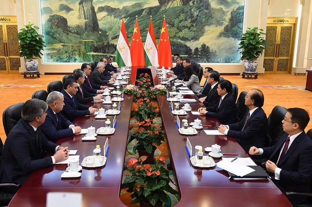 Xi Jinping Emomalii Rahmon Chine Tadjikistan Rencontre BRICS Négociations