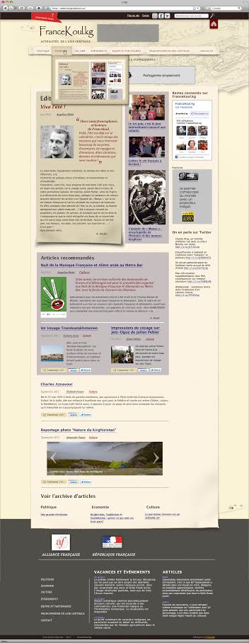 Premier design Francekoul Novastan Site Web