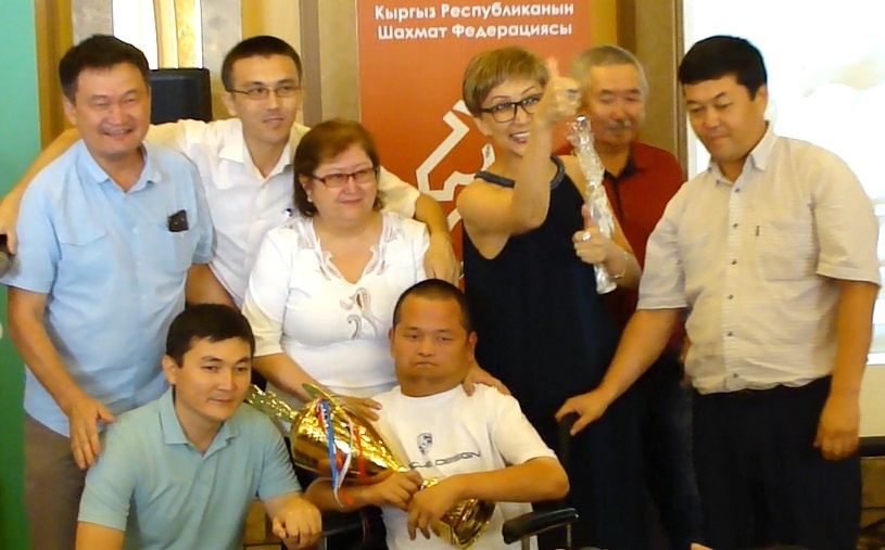 Sport Jeu Echecs Kirghizstan Mobilité réduite Tournoi