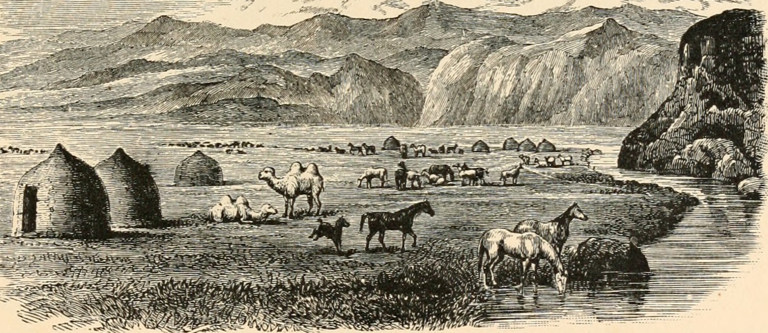 Asie centrale plaines 1902 Empire russe Kirghizstan