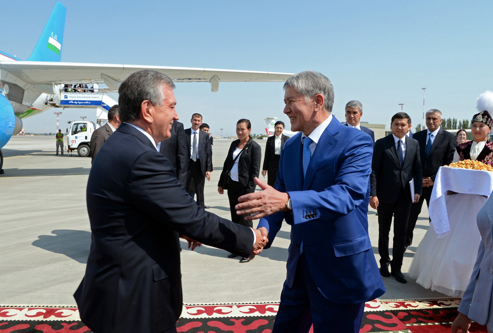 Visite Chavkat Mirzioïev Homologue Almazbek Atambaïev