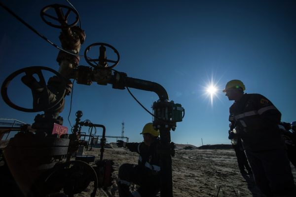 Russie Lamalie Forage pétrolier Pétrole