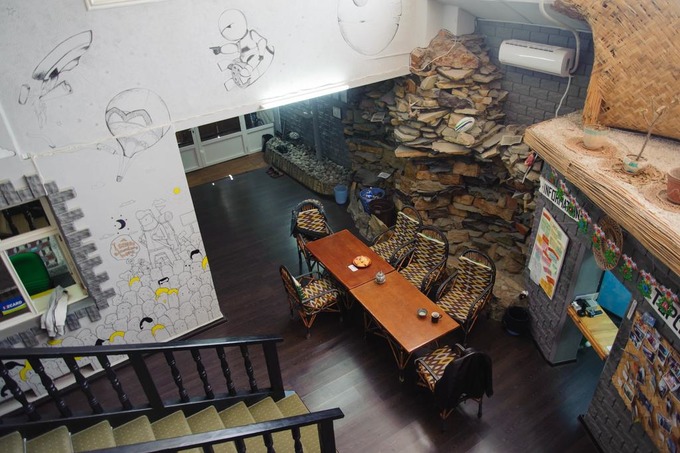 Intérieur Topchan Hostel
