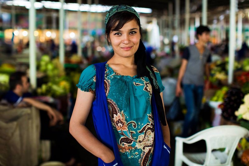 Tajikistan Femme Tadjik Vêtements Mode