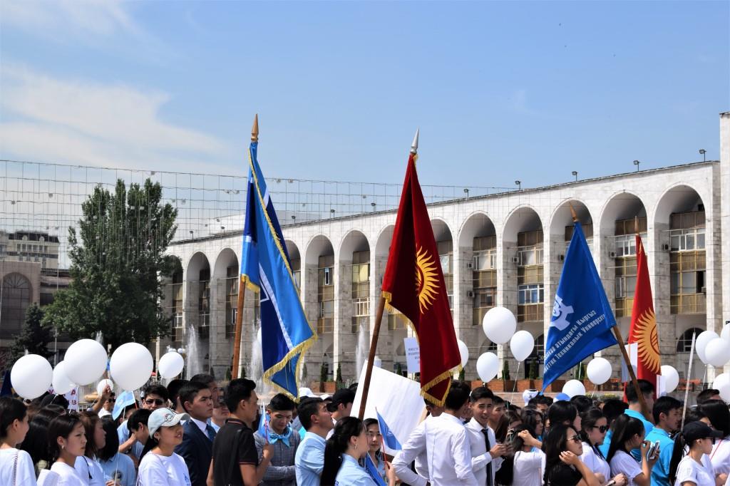 Manifestation Bichkek Kirghizstan Mariage par enlèvement Ala Kachuu