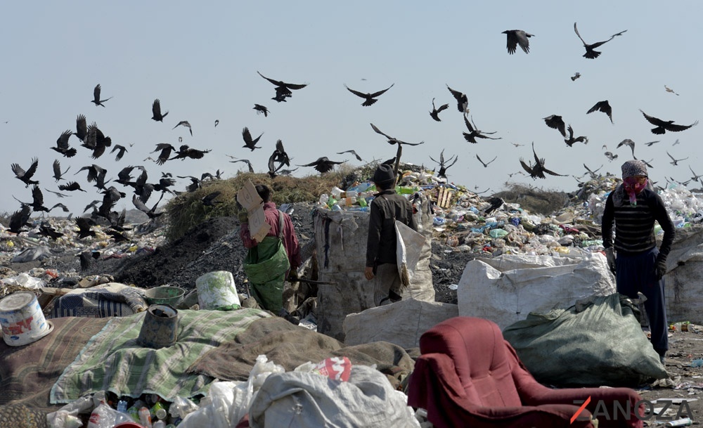 Bichkek Déchets Décharge Environnement Kirghizstan