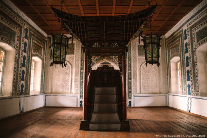 Jarkent Kazakhstan Ville Frontière Chine Mosquée prière Mihrab