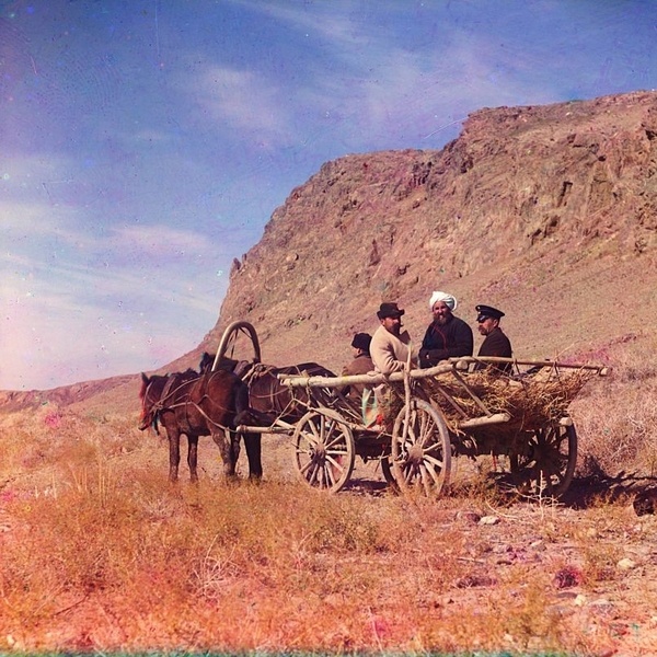 Asie centrale XXème siècle 1910 Voyage Sergueï Prokoudine-Gorski Empire russe Photographie Steppe de la Faim
