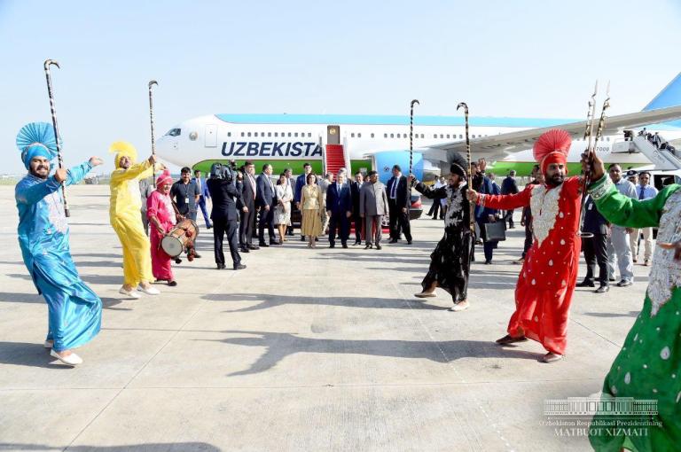 Inde Chavkat Mirzioïev Visite 30 Septembre 2018 Ouzbékistan