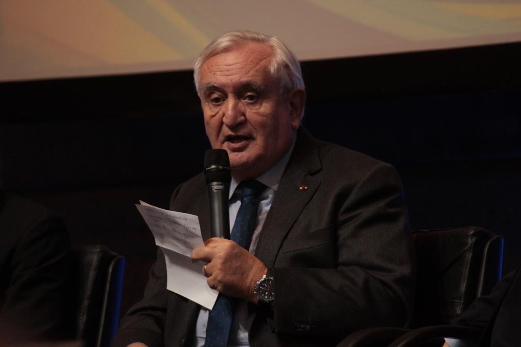 Nouvelles Routes de la Soie BRI Belt and Road Initiative Chine Géopolitique Infrastructures Projet Conférence Iris 10 janvier 2019 Jean-Pierre Raffarin