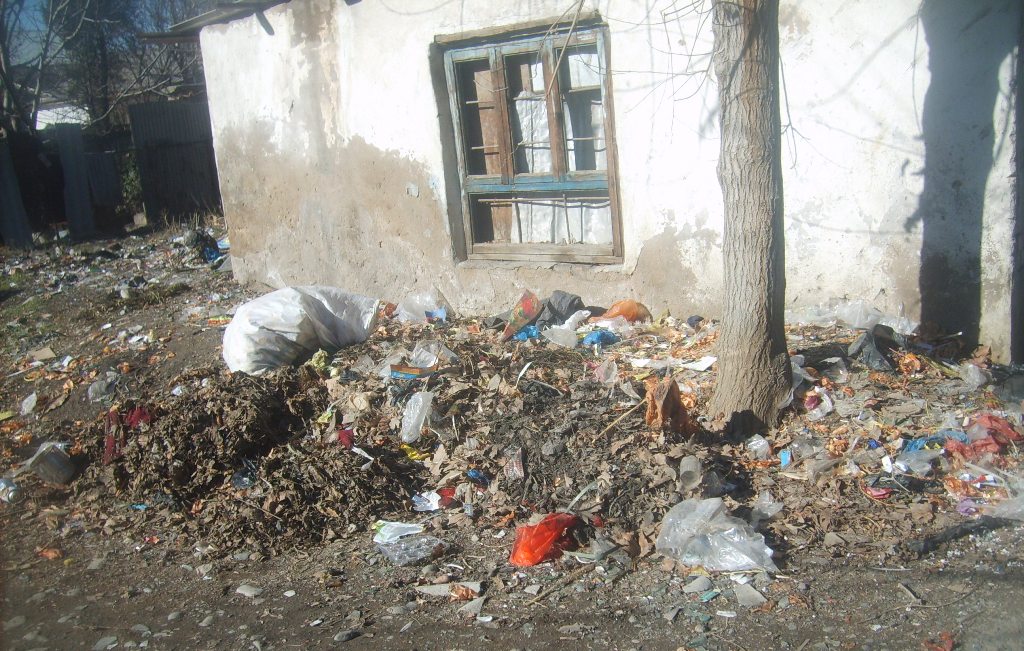 Tadjikistan Villages Déchets