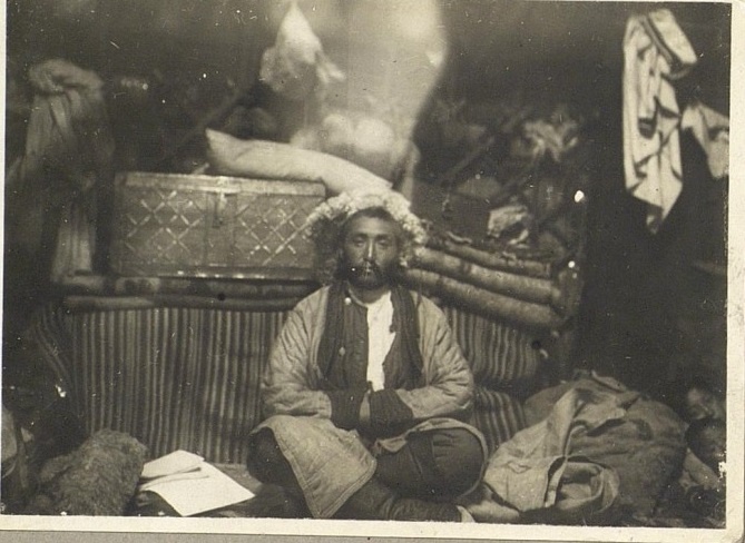 Kazakhs Naïman Homme Protrait Kazakhstan XIXème XXème siècle 19ème 20ème Photographies Histoire Société