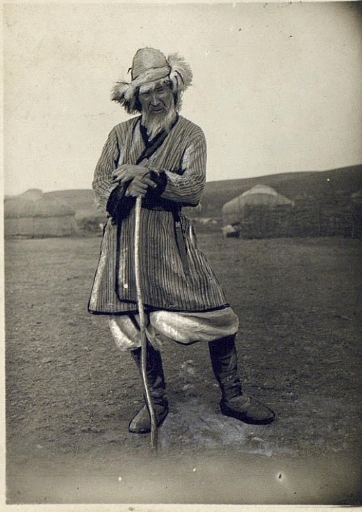 Kazakhs Homme Portrait Semipalatinsk Kazakhstan XIXème XXème siècle 19ème 20ème Photographies Histoire Société