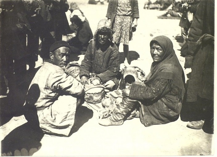 Kazakhs Karaganda Marchands Portrait Kazakhstan XIXème XXème siècle 19ème 20ème Photographies Histoire Société