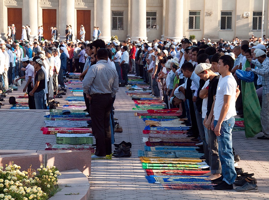 Kirghizstan Bichkek Religion Prière Ramadan Islam