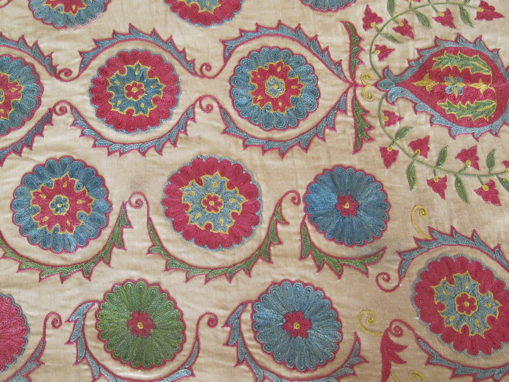 Balanciaga Ouzbékistan motifs tapis