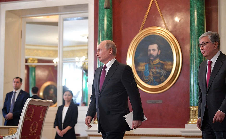 Poutine Tokaïev Moscou