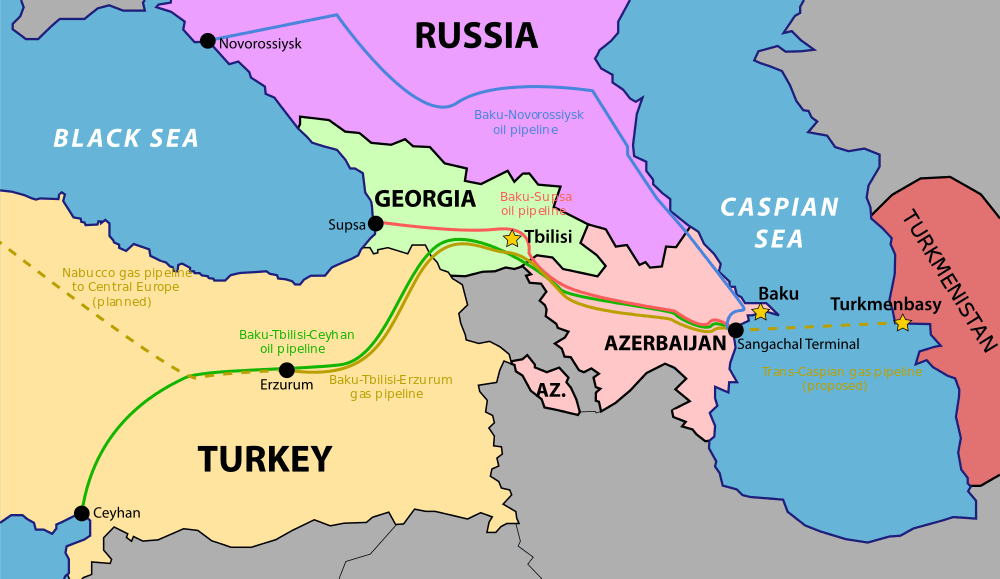 Gazoduc Trans-Caspien Turkménistan Azerbaïdjan