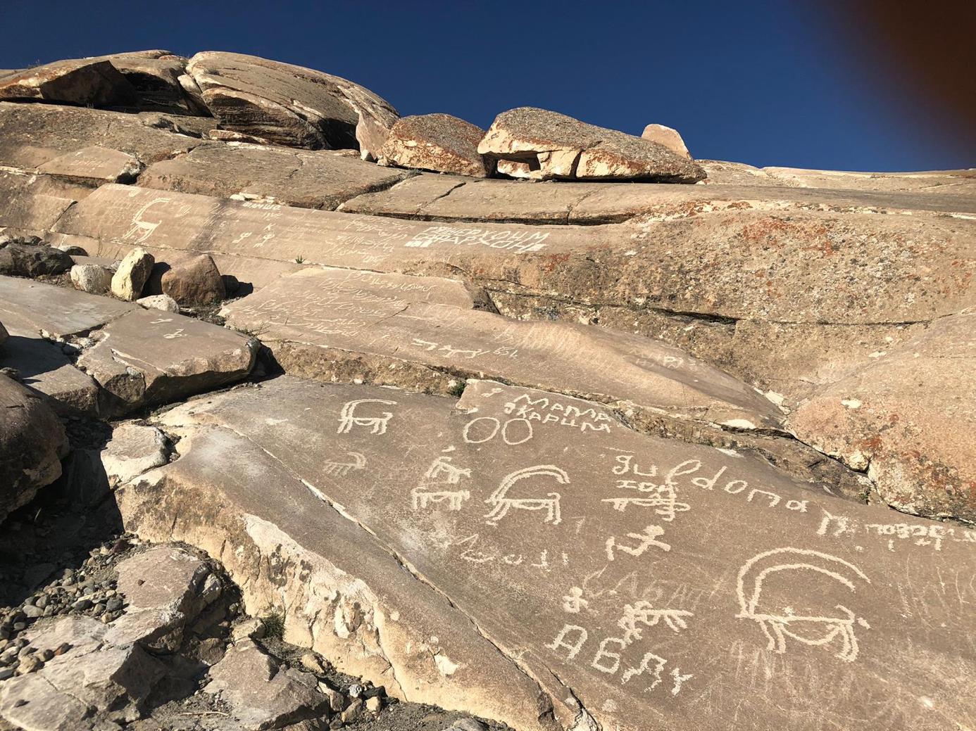 Pétroglyphes Tadjikistan Langar Archéologie Histoire