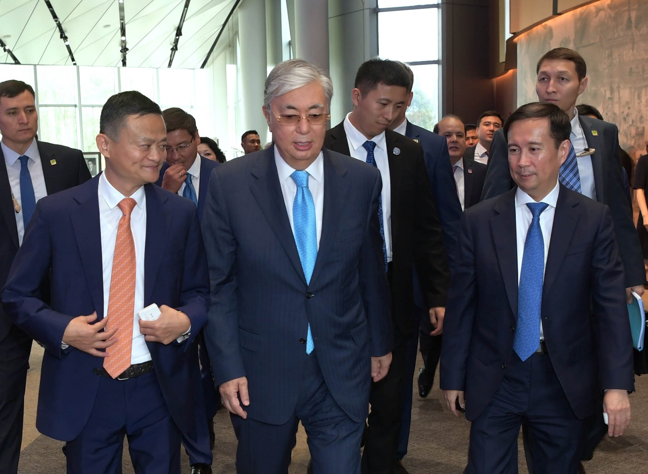 Kazakhstan Chine Kassym-Jomart Tokaïev Visite Jack Ma