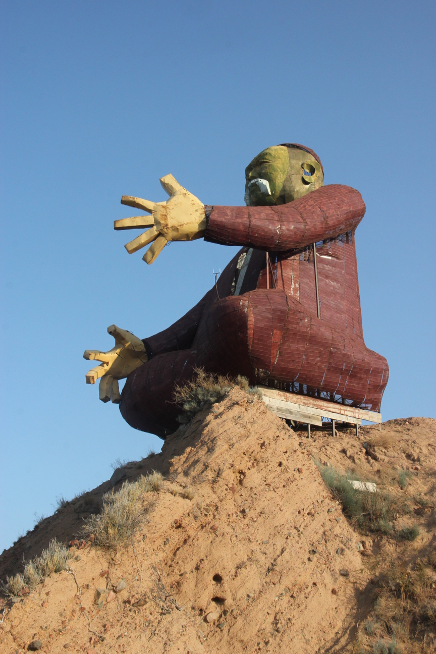 Statue Barde Aalam Ordo Issyk-Koul Kirghizstan