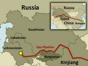 Gaz Turkménistan Kazakhstan Ouzbékistan Chine Coronavirus